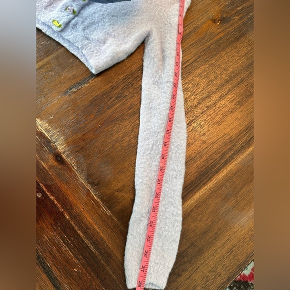 Forever 21 Lilac Angora Snap Coquette Feminine Cropped Cardigan Size Small - Picture 11 of 11